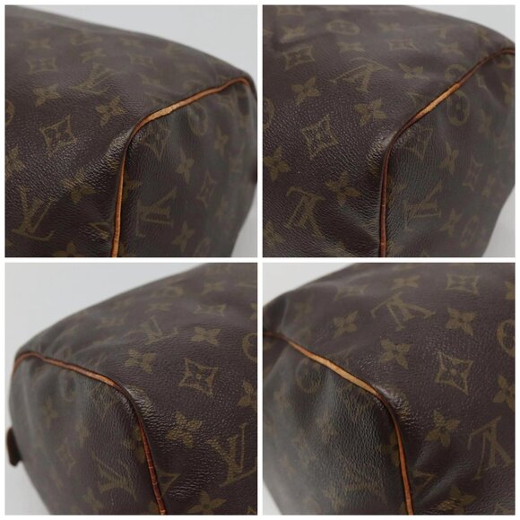 LOUIS VUITTON Monogram Speedy 30 Hand Bag M41526 LV Auth 137081 - Picture 14 of 16